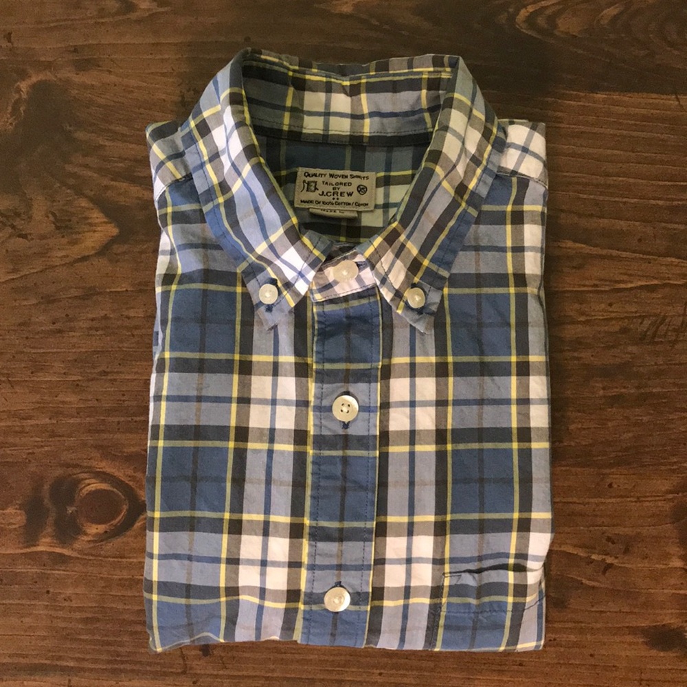 J. Crew Plaid Shirt Long Sleeve